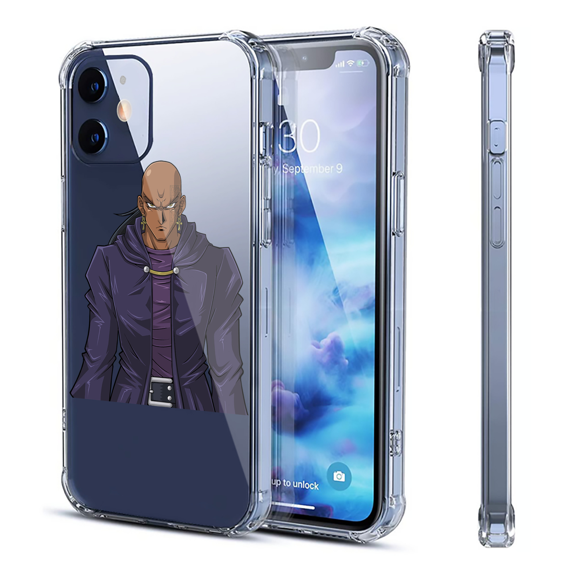（画像用） 遊☆戯☆王 Yu-Gi-Oh! 【iPhone 12シリーズ対応】透明スマホケース（クリアソフトケース）